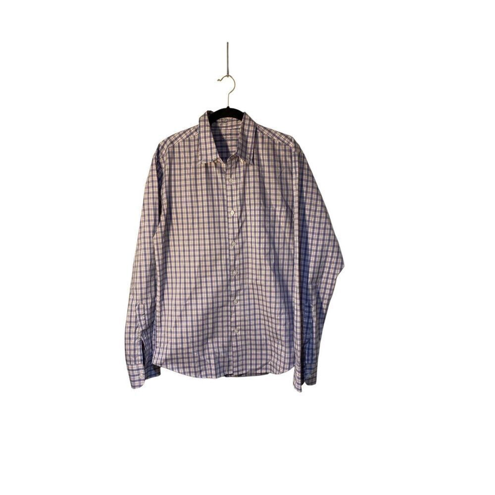 J.Crew men’s long sleeve striped button-down shirt, size medium